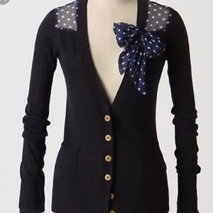 Anthropologie Sparrow Breezy Polka Dots Cardi XS
